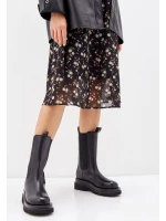 женские полусапоги из натуральной кожи