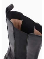 женские полусапоги из натуральной кожи